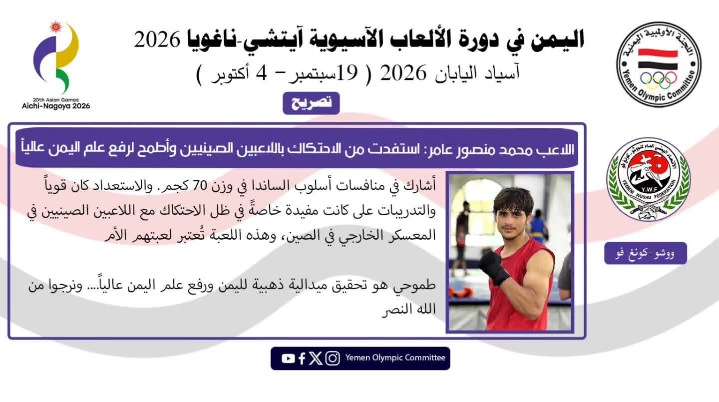 المشاركة في دورة الألعاب الاسيوية كونغ فو