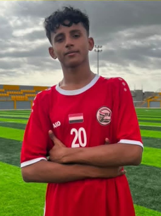لاعب نادي الشعلة بعدن  البراء سلطان ضمن القائمة النهائية لمنتخب اليمن للمواهب