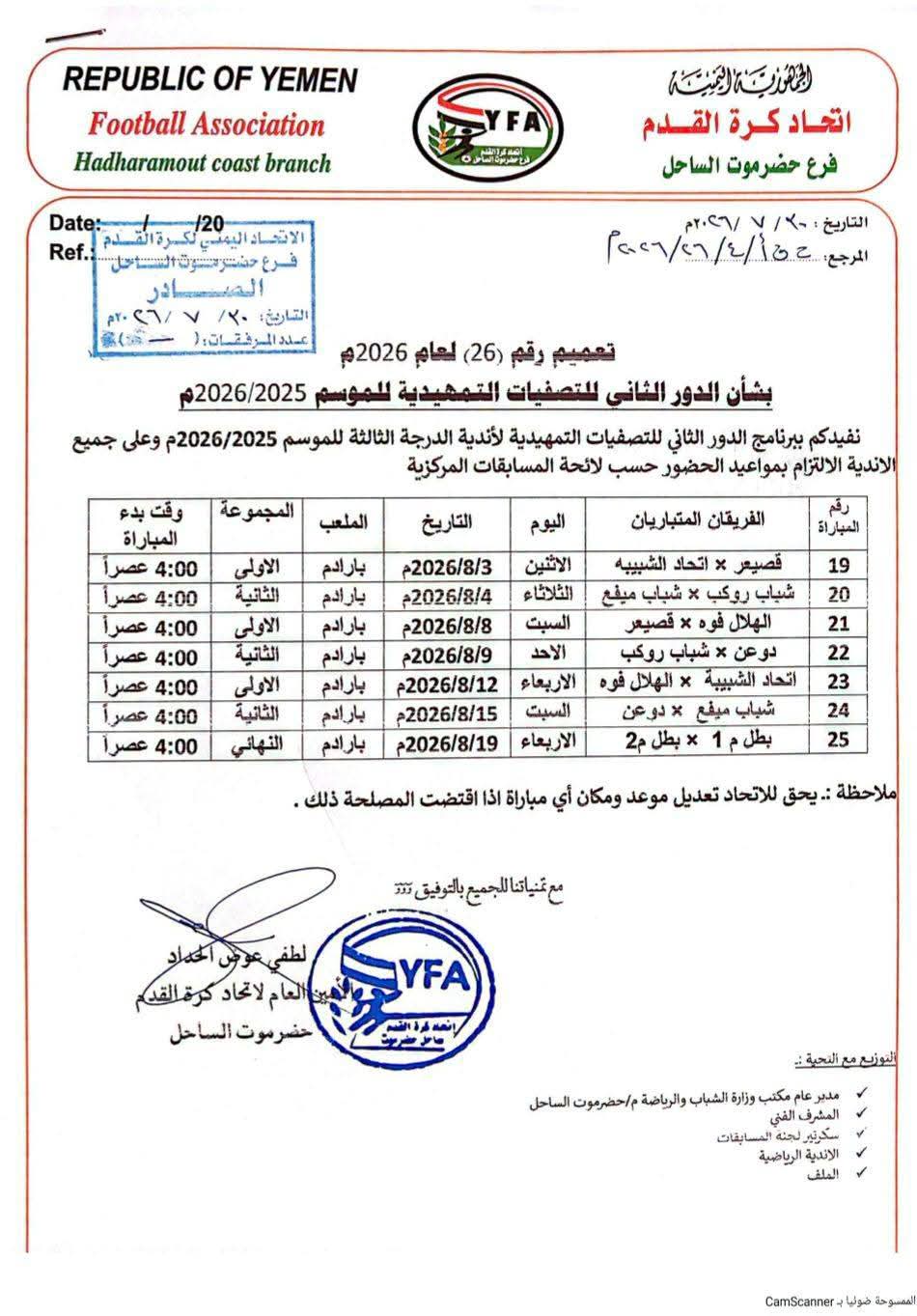 اتحاد الشبيبة يبدأ رحلة الحسم.. ومواجهة جارة قصيعر تدشن مشوار الدور الثاني .