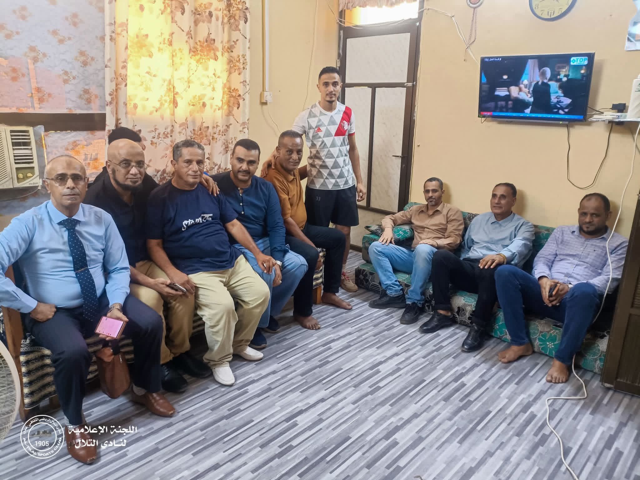 إدارة نادي التلال تقوم بزيارة مصطفى ناصر