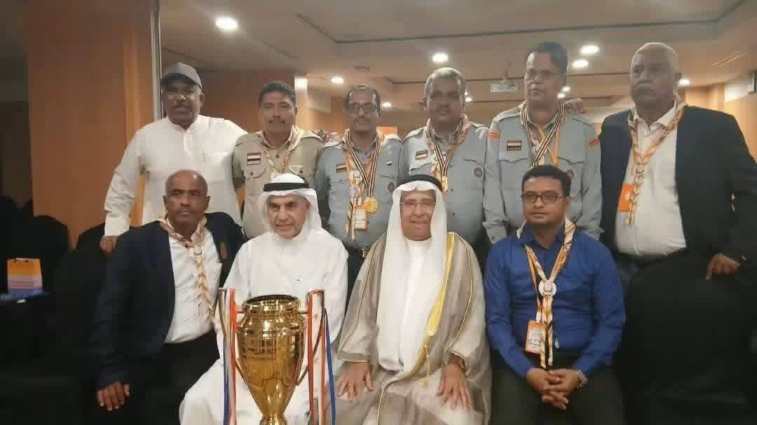 مكتب الشباب والرياضة بوادي حضرموت  يهنئ وفد رواد كشافة اليمن بتتويجه بطلاً لمسابقة البغلي بدولة الكويت