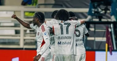 محمد النني يشارك في فوز الجزيرة على الوحدة بالدوري الإماراتي