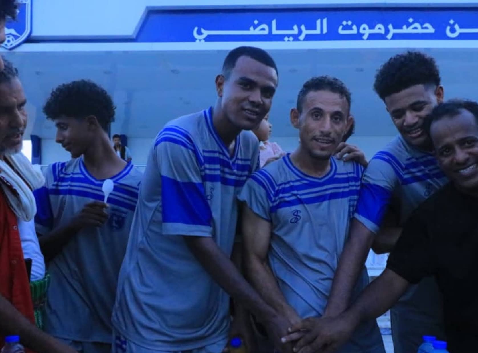 تضامن حضرموت يحتفي بنجوم المنتخب الوطني والكابتن مصنوم والمدرب الشاب صدر الدين