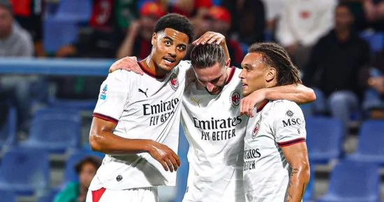 التعادل الإيجابي يحسم مواجهة ساسولو وميلان في  الدوري الإيطالي