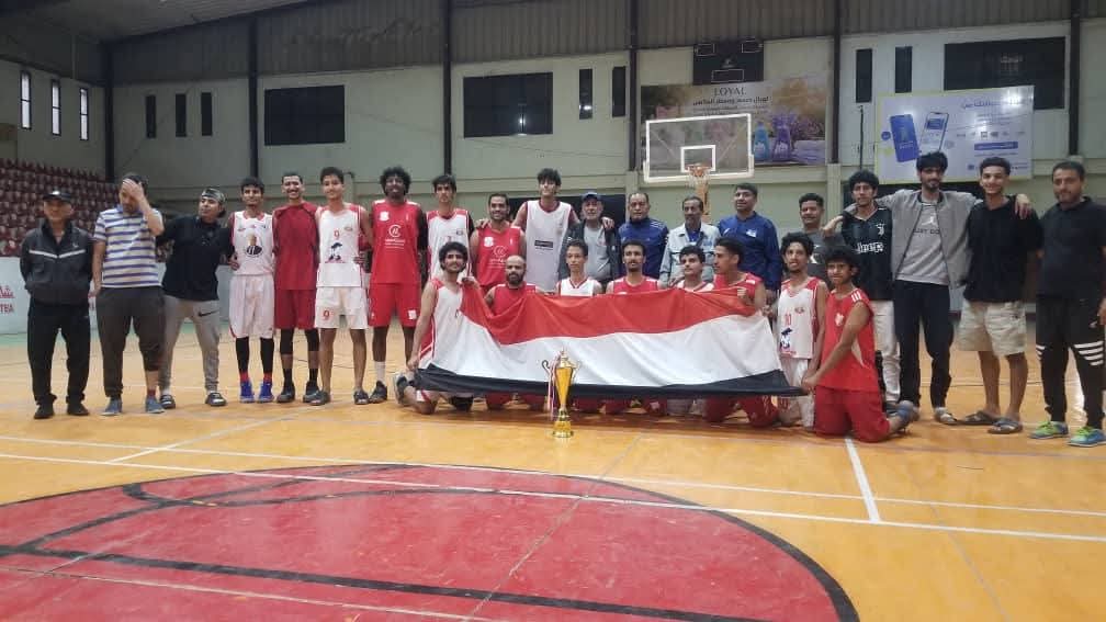 فريق رجال سلة  أهلي صنعاء يتوج بكأس العيد الوطني الـ 36 للوحدة اليمنية