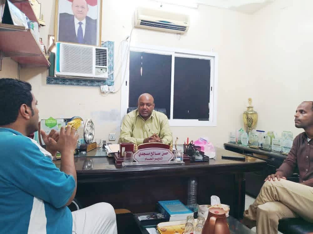 مسجدي يلتقي اللجنة التنسيقية للاتحاد اليمني لكرة القدم لذوي البتر بمحافظة حضرموت .