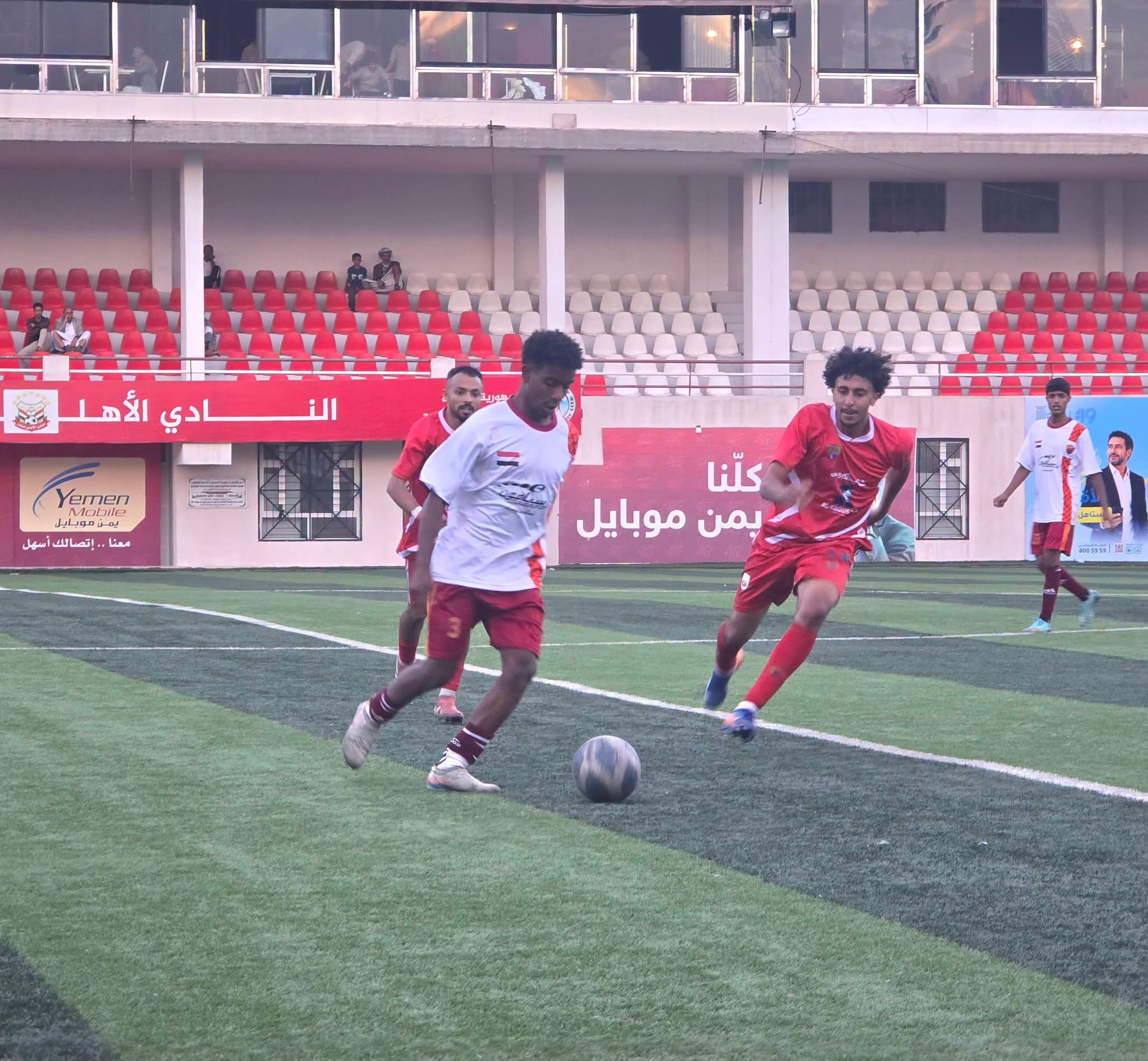 التعادل الإيجابي يسيطر على لقاء اهلي صنعاء  والعروبة وديا