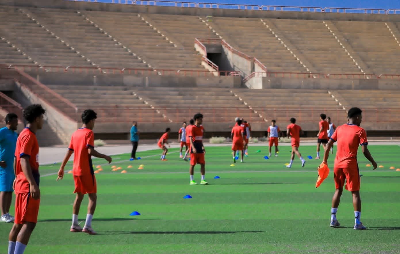 شعب حضرموت يختتم تحضيراته لمباراته الثانية في معسكر وادي حضرموت