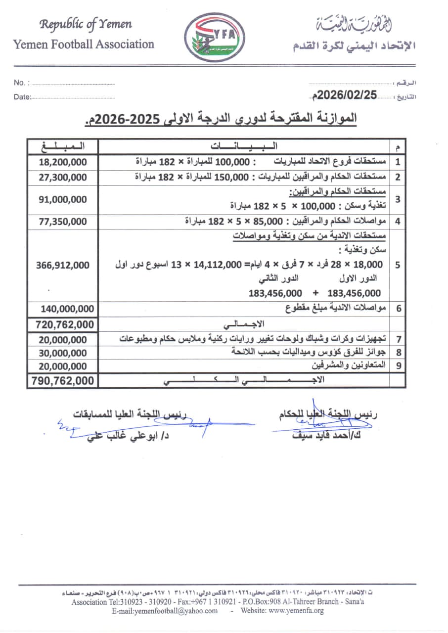 انفراد ....وثيقة....الأرقام تتحدث عن نفسها بدون تعليق ؟!