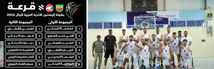 جدول مواجهات نادي شعب حضرموت في بطولة إينفتون للأندية العربية للرجال 2026