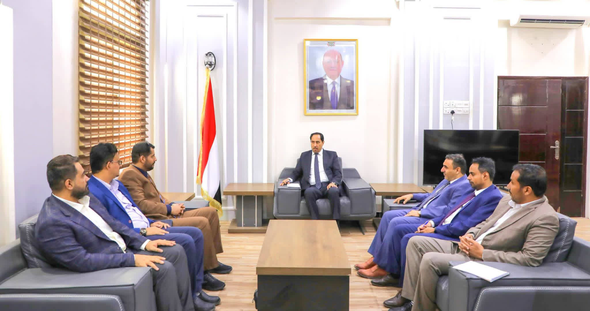 البكري يبحث مع جمعية المستشارين والمدربين اليمنيين تعزيز التعاون المشترك