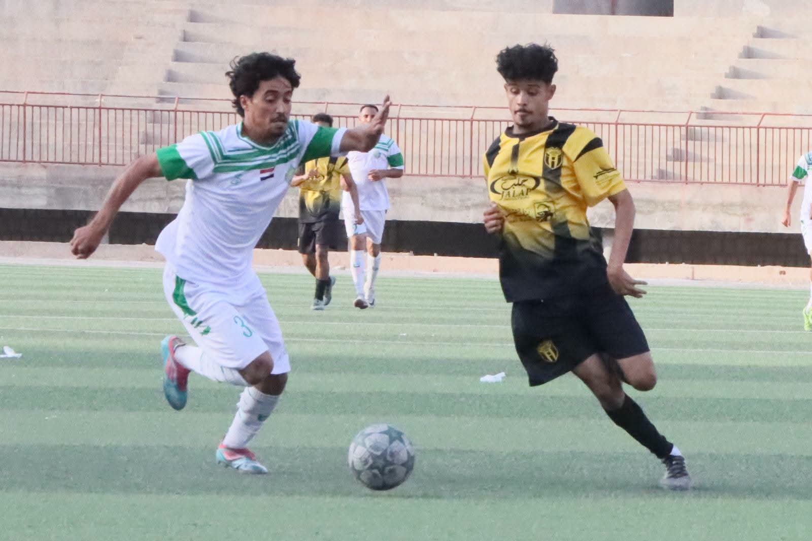 اليرموك يفوز على اتحاد حضرموت في دوري الدرجة الأولى
