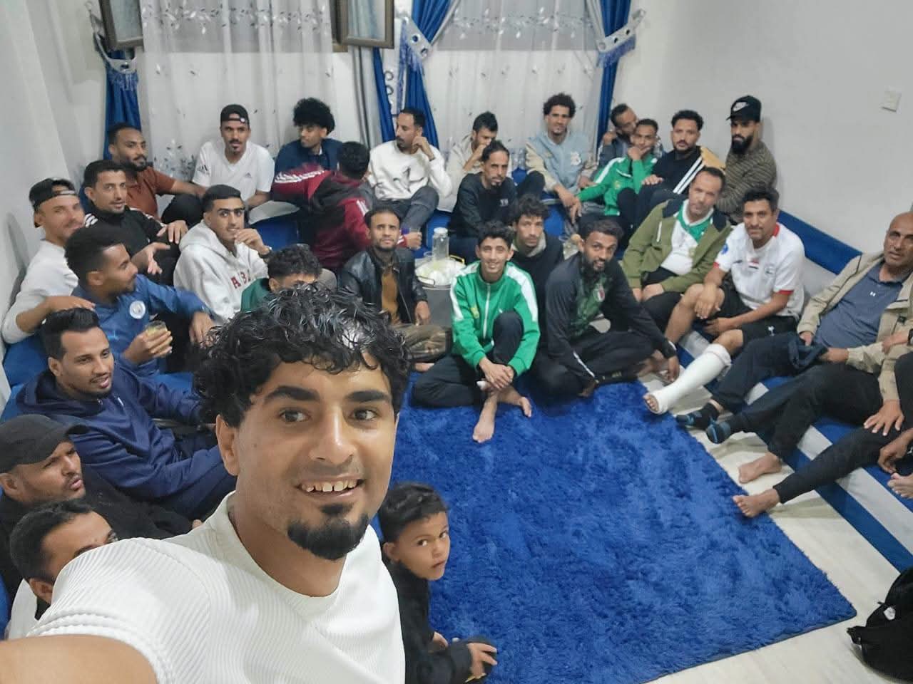 اسرة نادي اليرموك تطمئن على الذبحاني