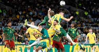 أستراليا تتخطى الكاميرون بصعوبة ودياً استعداداً لكأس العالم