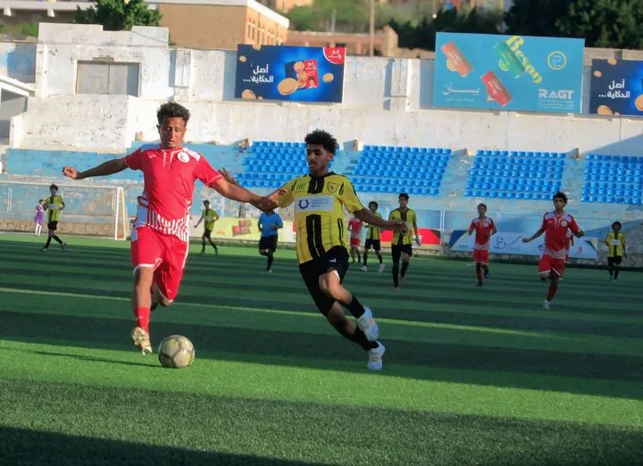 تعادل صقر تعز واتحاد اب وديا" تحضيرا" لكأس الجمهورية لكرة القدم.