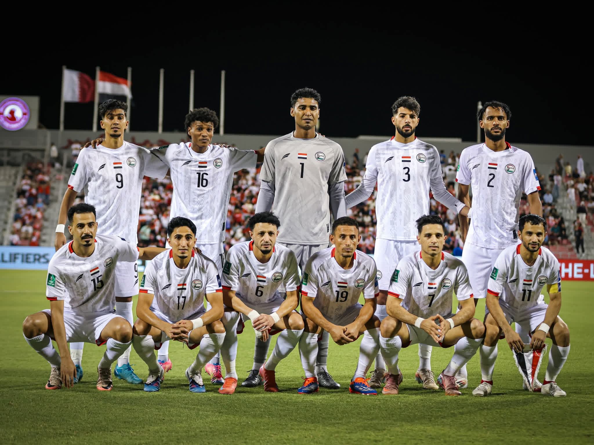 بعثة المنتخب الوطني الأول تصل إلى عدن