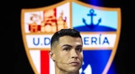 ألميريا الإسبانى يعلن استحواذ رونالدو على 25% من حصة النادى