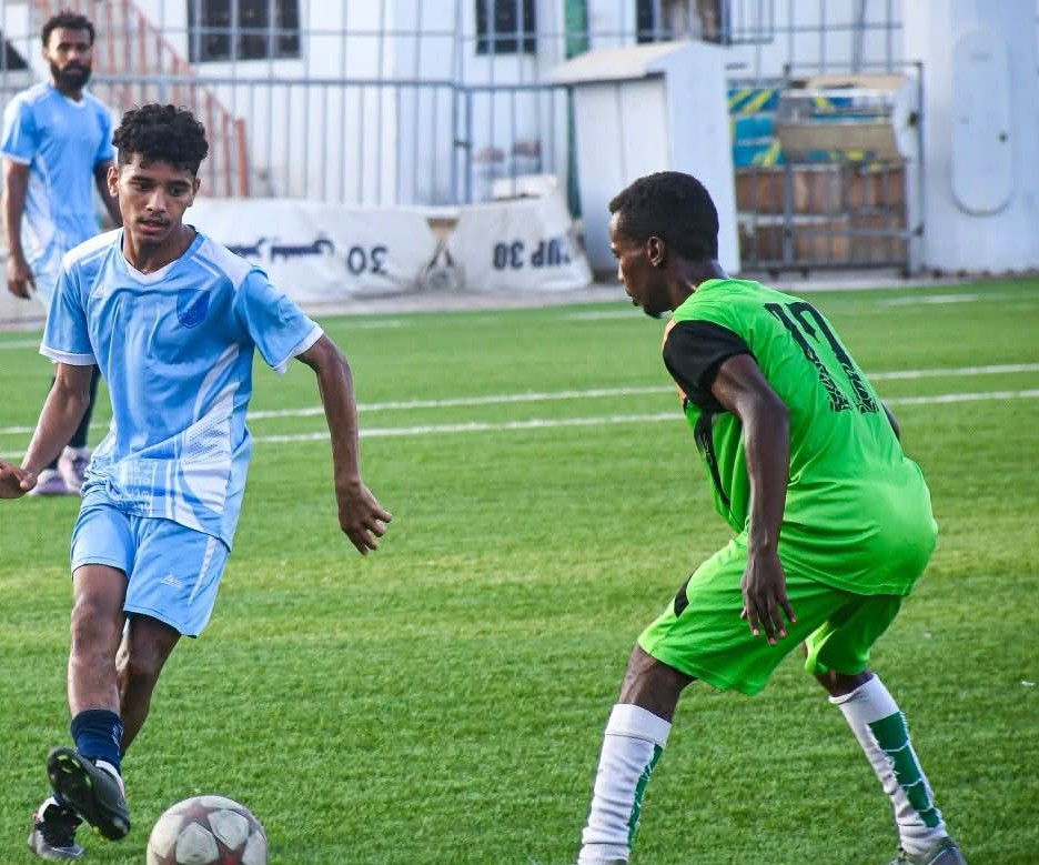 الميناء يفوز وديا على نادي الحسيني لحج بثنائية نظيفة .