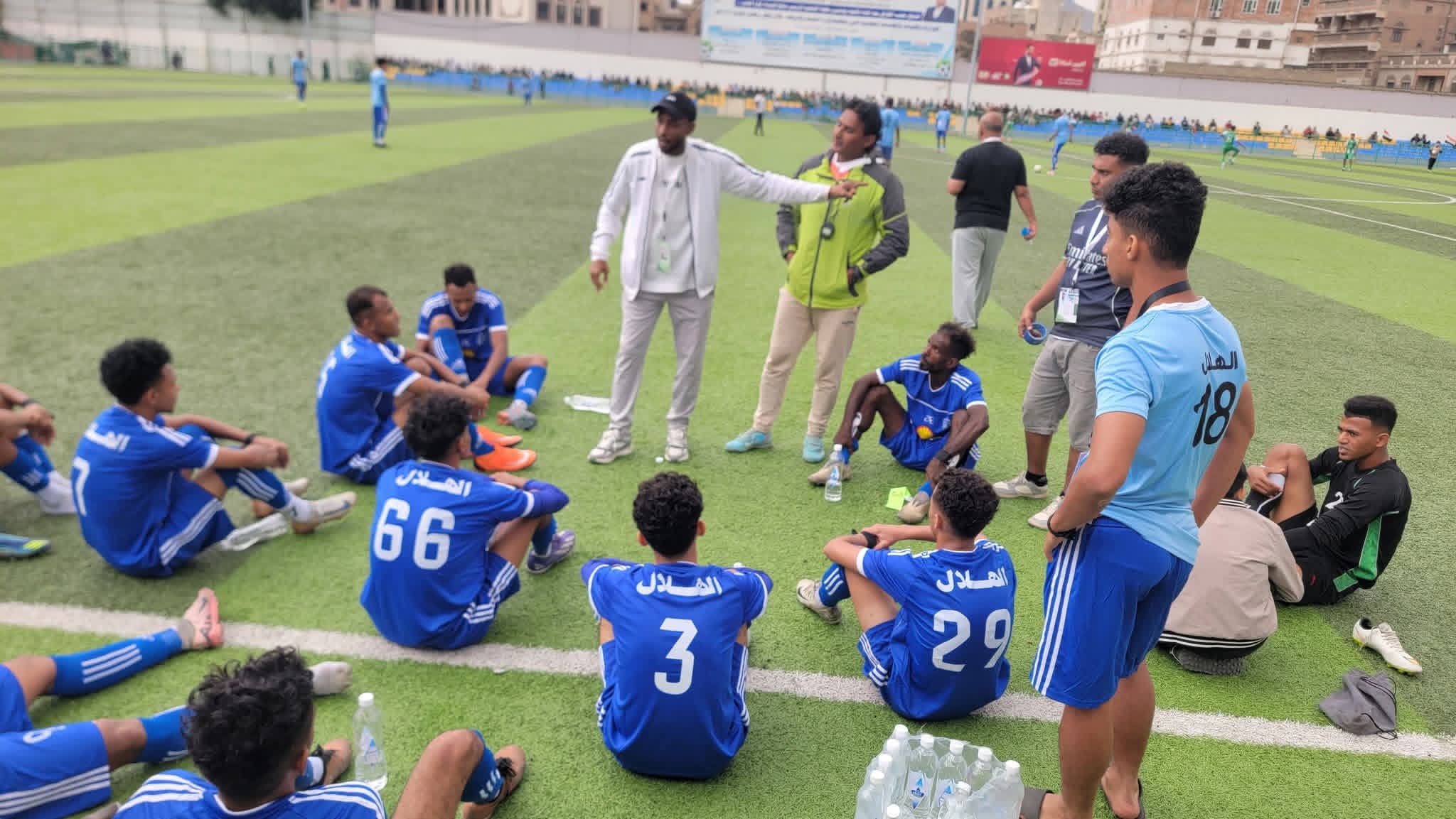 الهلال الساحلي يكثف تحضيراته لمواجهة اتحاد اب في دوري الدرجة الاولى