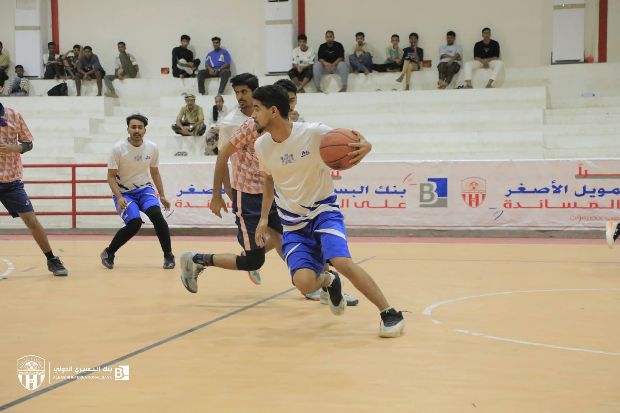 المهرجان الرياضي الرمضاني في نادي شعب حضرموت االبرق يكسب أهرام الديس في بطولة كرة السلة