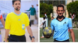 اليمنيان الدوليان درويش وطرموم ضمن طاقم حكام بطولة غرب آسيا في الأردن*