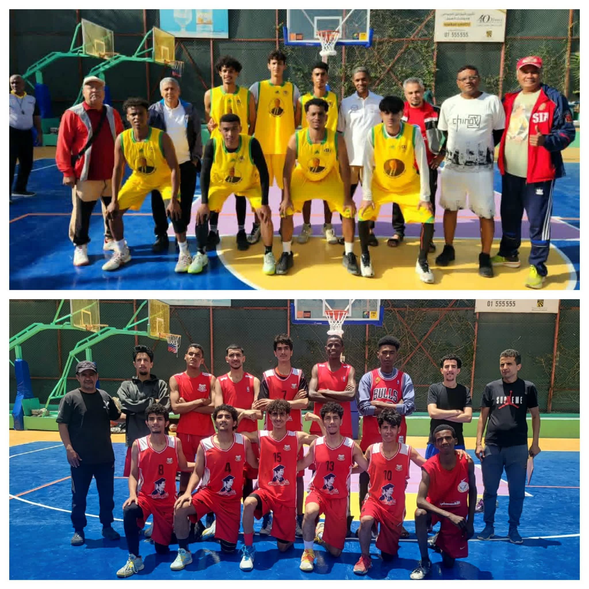 ناشئو منتخب عدن والأهلي في صراع محتدم على "اللقب" في بطولة  السلة