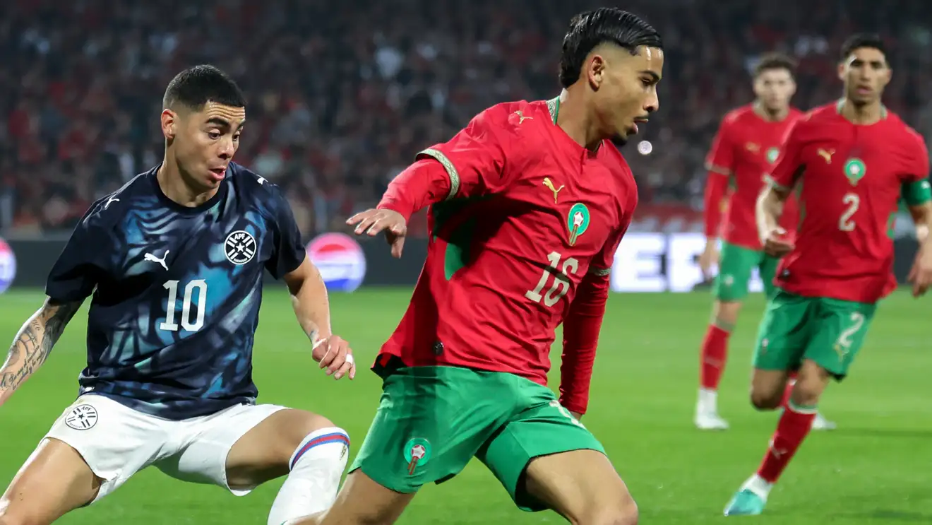 بعرضيات حكيمي.. المغرب يسقط باراجواي بثنائية في فرنسا