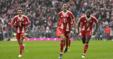 ثنائية هاري كين تقود بايرن ميونخ لتخطي عقبة فرانكفورت  فى الدوري الألماني