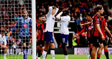 بورنموث وإيفرتون يتعادلان 1-1.. وهال سيتي يخطف فوزًا قاتلًا من كوفنتري