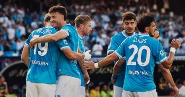نابولي فى مهمة صعبة أمام كومو بالدوري الإيطالي