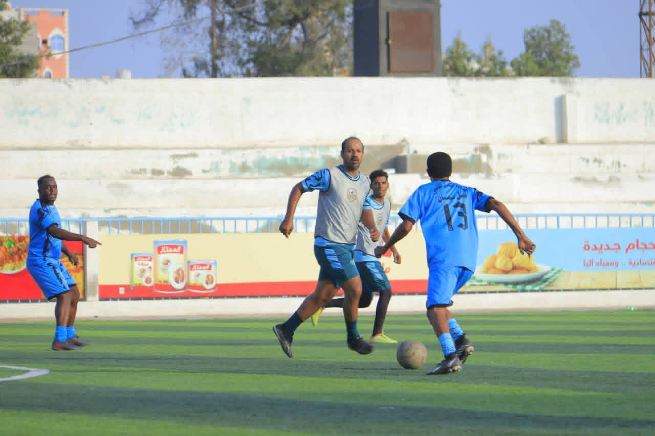 جيل شمسان يكسب خصمه لاين سبورت بثلاثية مقابل هدف في بطولة قدامى اللاعبين فوق 40 عام بالحديدة