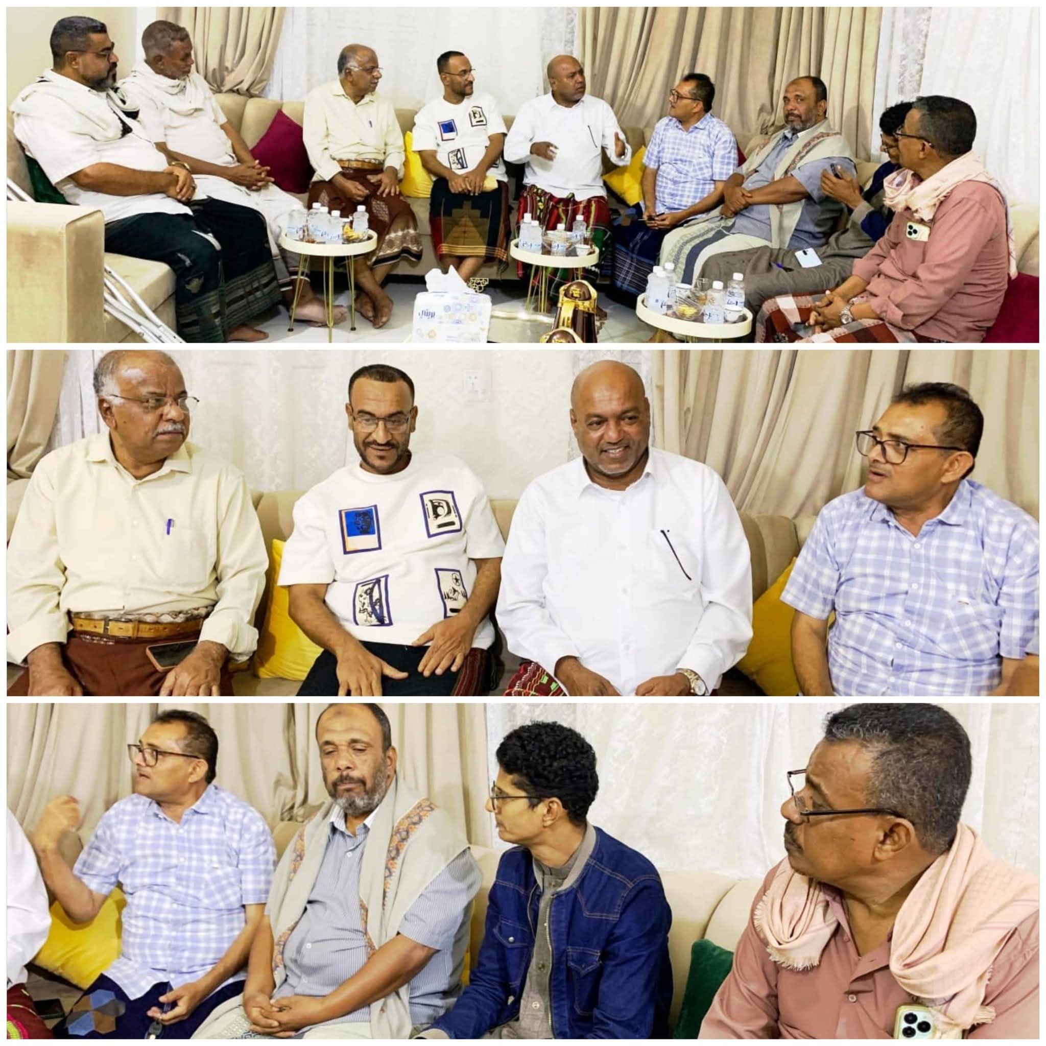 بحضور قيادات السلطة المحلية بمديريتي الشحر وغيل باوزير مدير مكتب وزارة الشباب والرياضة بساحل حضرموت يدشن زيارات ميدانية لاسرتي نجمي الرياضة الحضرمية عمارو والهندي .