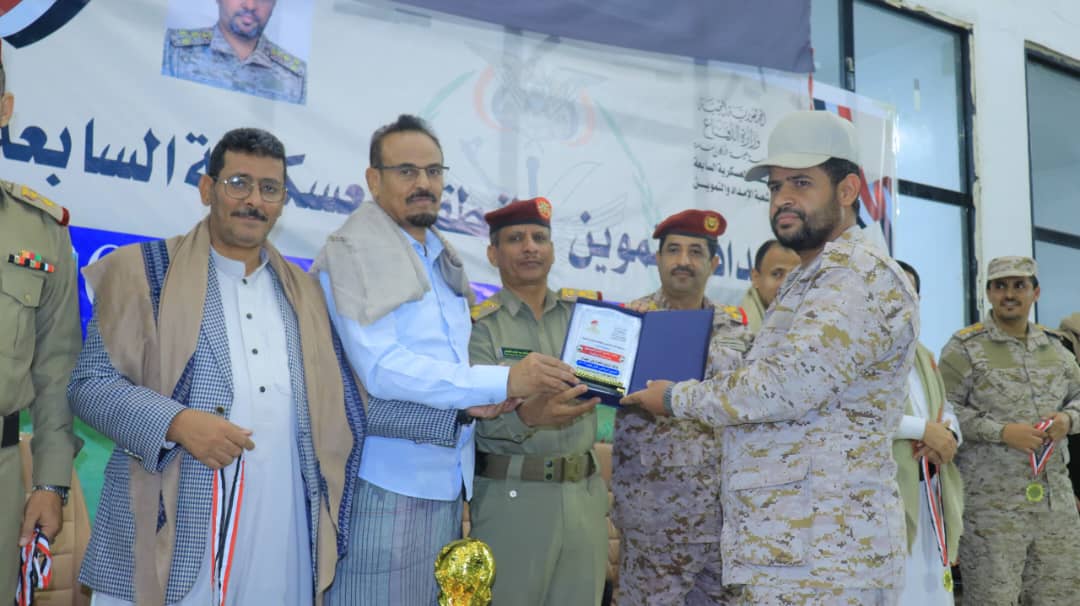 فريق الشهيد الشدادي يحرز كأس بطولة العميد حاتم الصباري لكرة القدم  بمارب