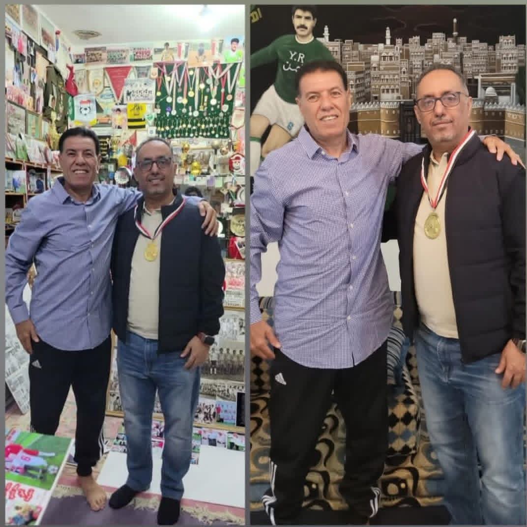 في لفتــة تجــسد تلاحـــم الهامات الوطـــنية.. رائـــــد العطاء مروان عبدالدائم يحل ضيفاً على "متحف الأسطورة" جمال حمدي بصنعــاء
