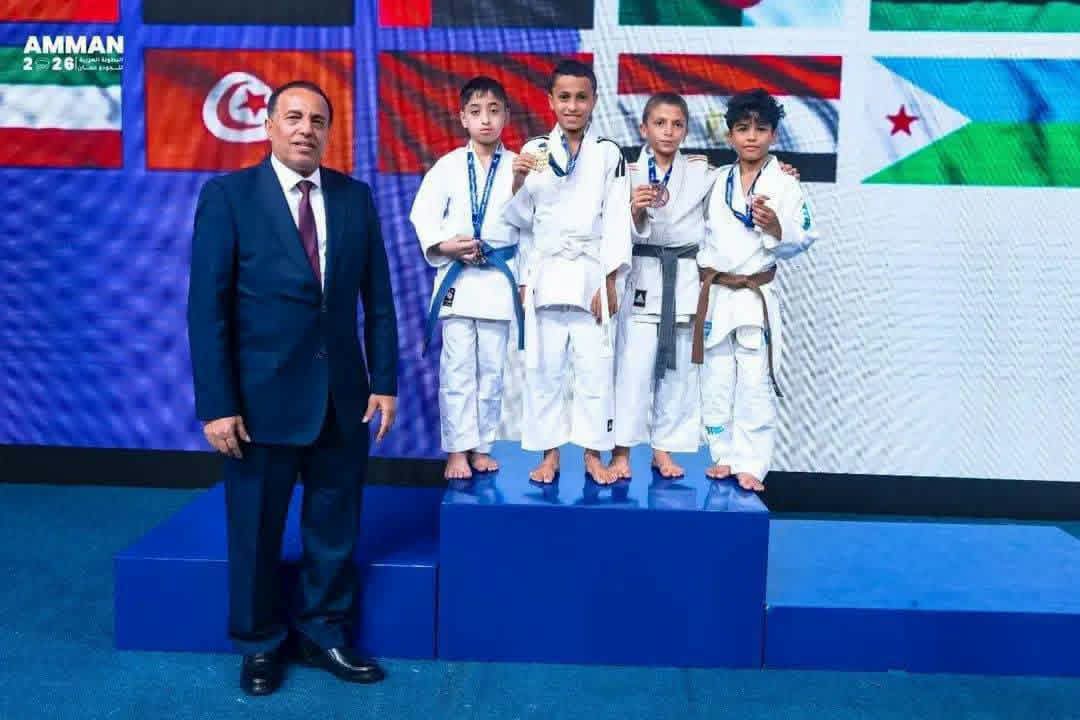 شباب رَخَمة ذمار يتألقون في البطولة العربية للجودو بالأردن ويحرزون ذهبية وفضية
