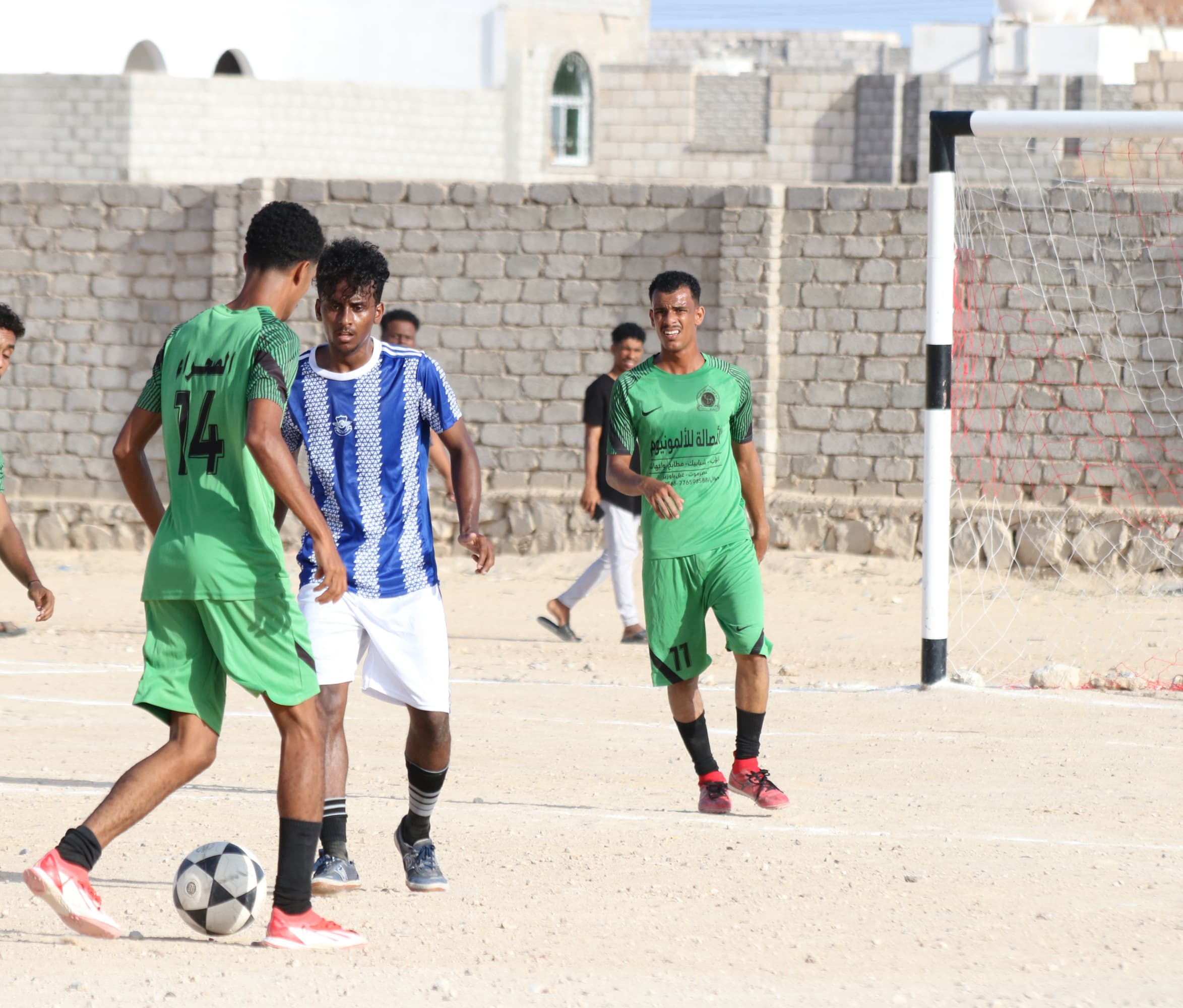 الصحراء بالصداع يمطر شباك أحقاف الغيل بخماسية في بطولة كأس رئيس نادي أهلي الغيل بنسختها السادسة