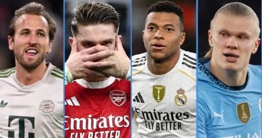 هاري كين ومبابي وهالاند يتصدرون قائمة أفضل المهاجمين عالميًا 2026