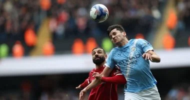 مانشستر سيتي يكتسح ليفربول برباعية فى كأس الاتحاد الإنجليزي .