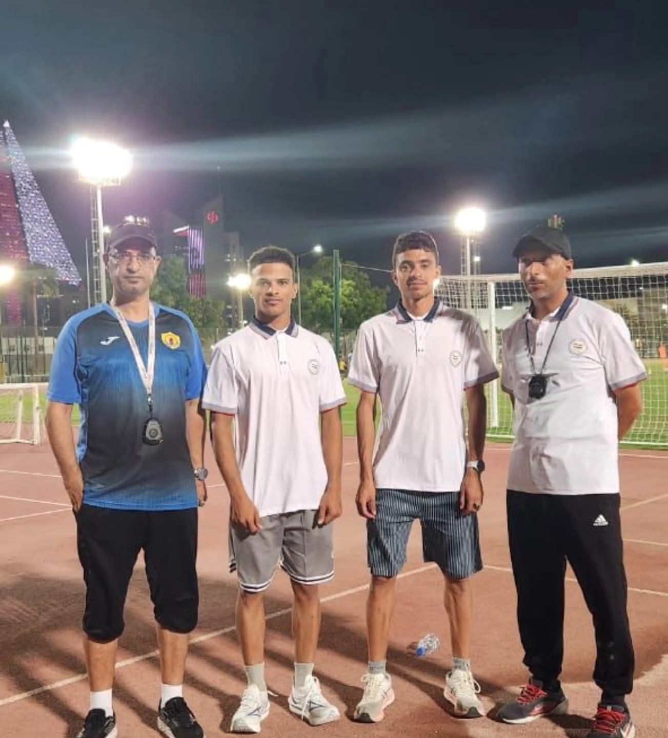 المنتخب الوطني لألعاب القوى يصل قطر