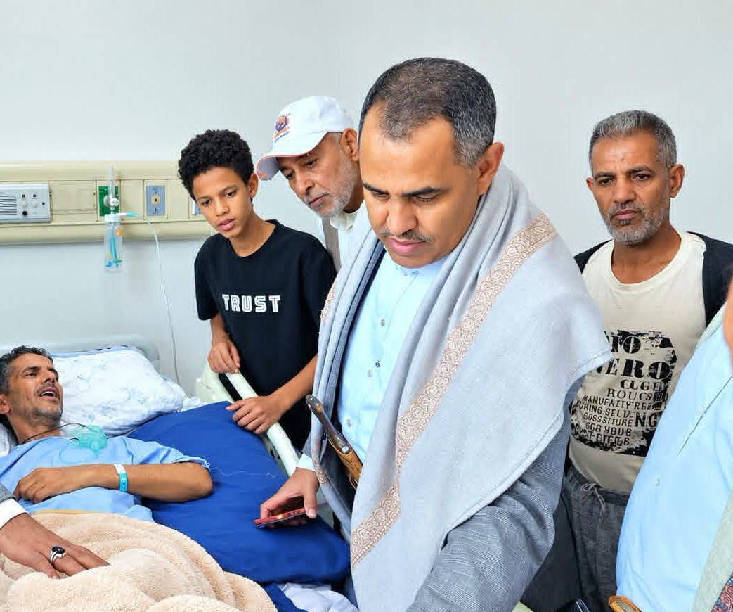 معصار واليريمي يطلعون على الوضع الصحي للقديمي