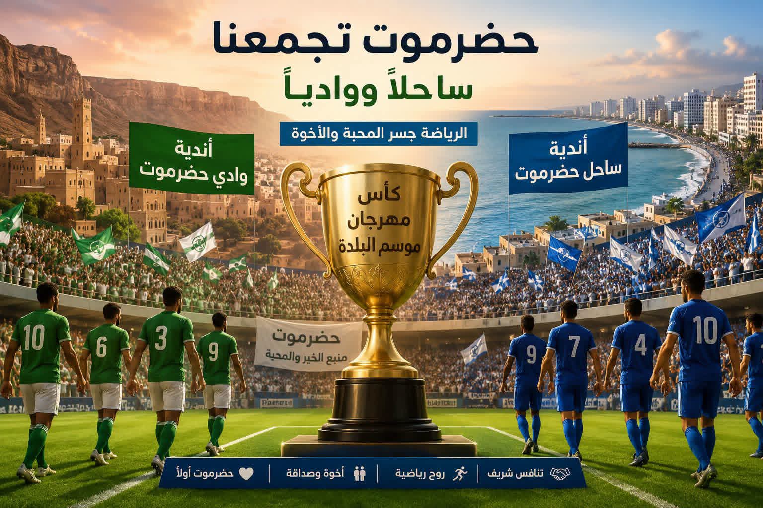 وقفة..كأس البلدة.. لماذا لا يكون لكل حضرموت؟
