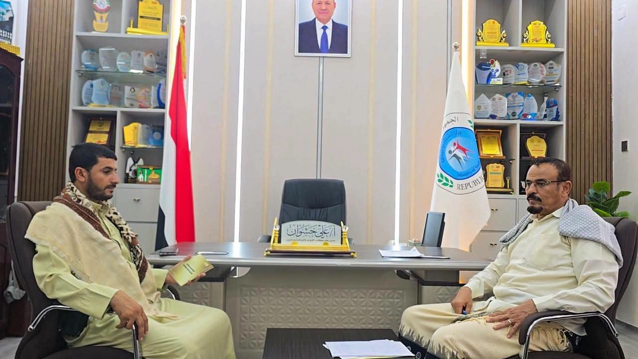 مدير عام مكتب الشباب والرياضة يلتقي مدير عام مديرية مجزر