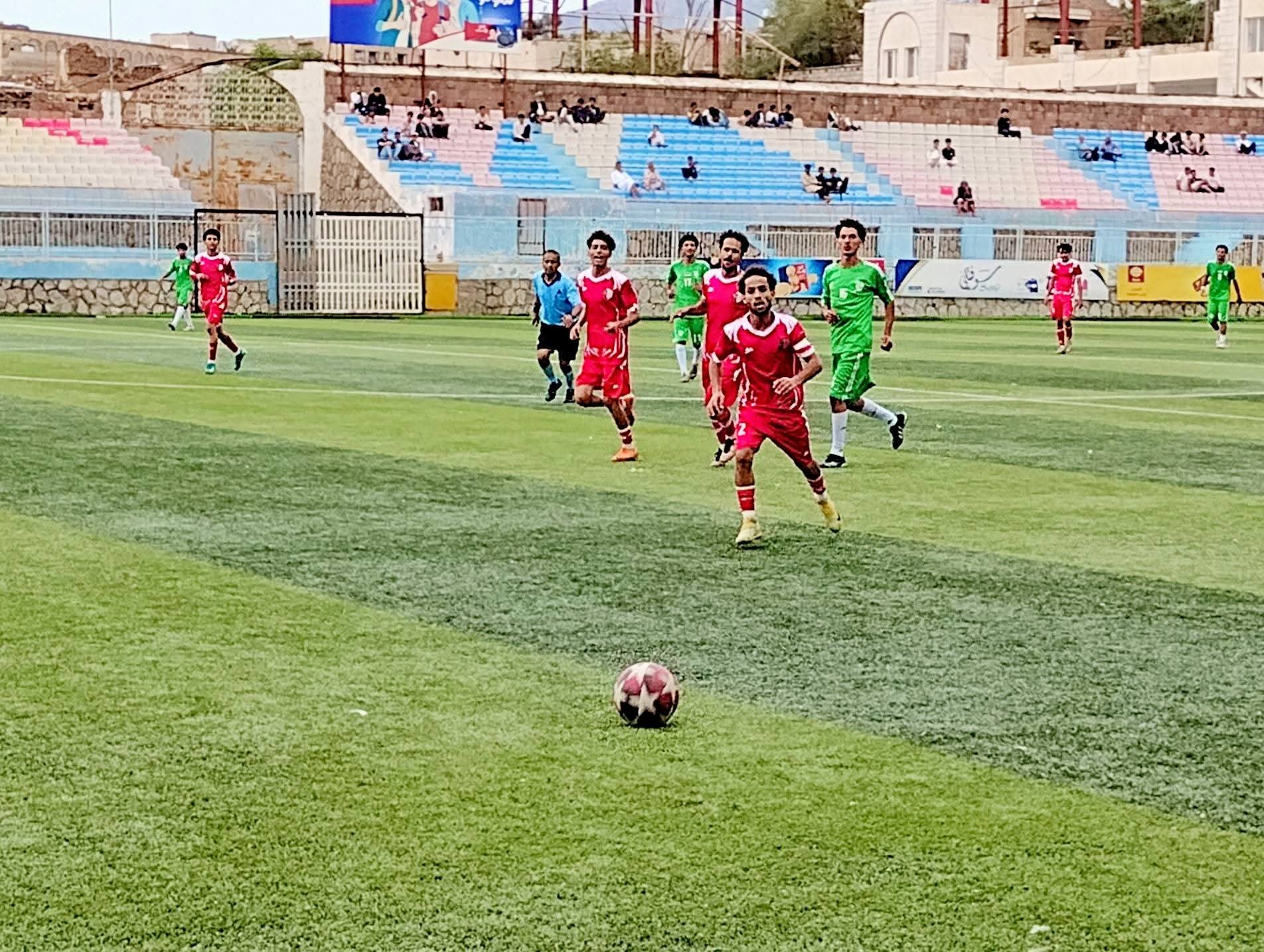وديا" اهلي تعز يتغلب على  شعب إب بثلاثية .