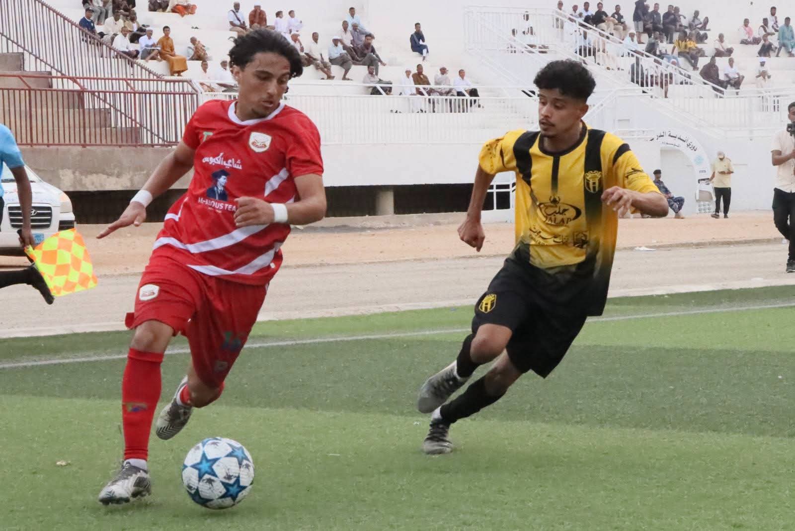 مواجهة اتحاد حضرموت وأهلي صنعاء تنتهي بالتعادل السلبي
