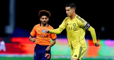 النصر يعلن إصابة كريستيانو رونالدو في العضلة الخلفية