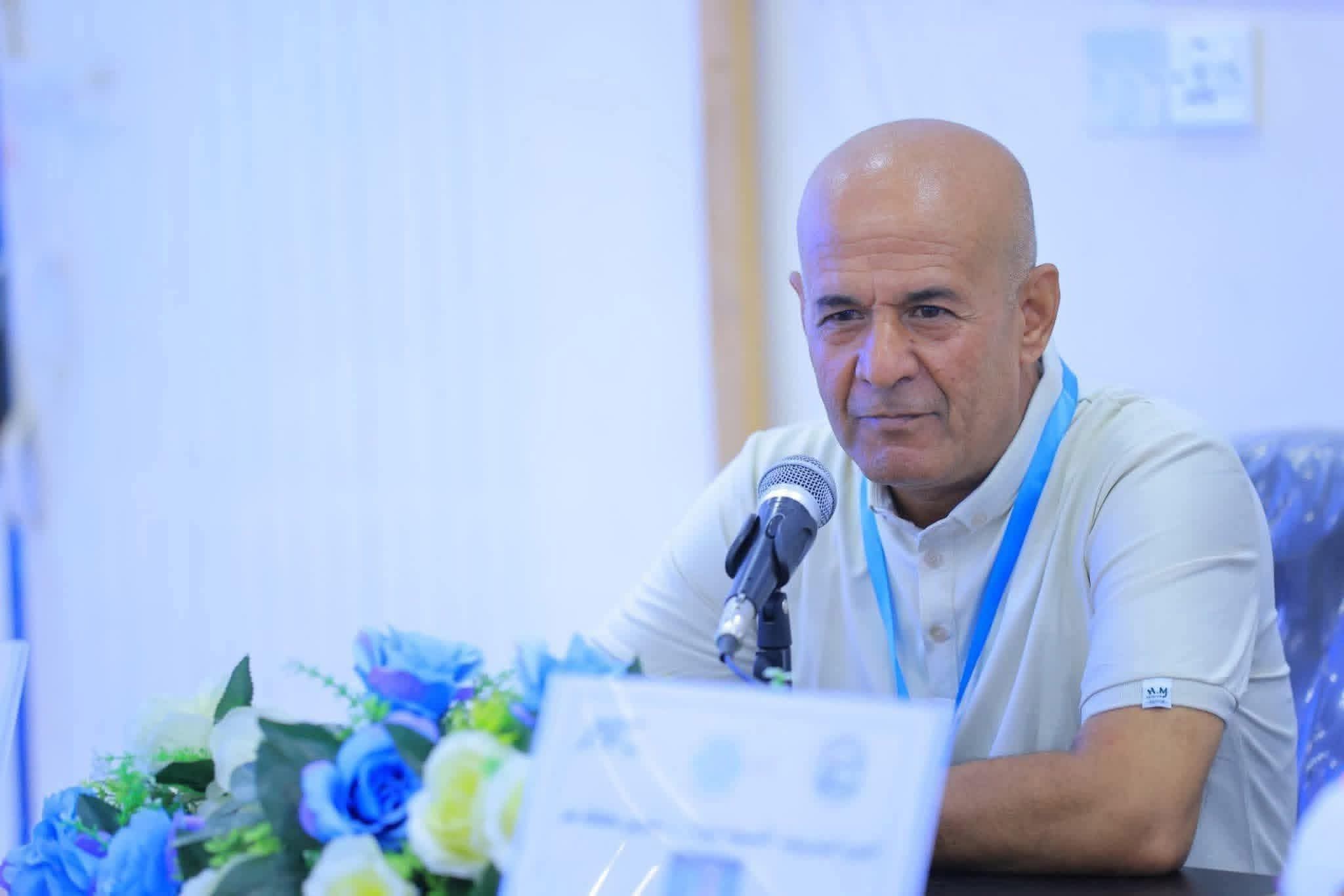 رئيس دائرة الشباب بالمكتب السياسي يعزي في وفاة الكابتن محمد القدسي